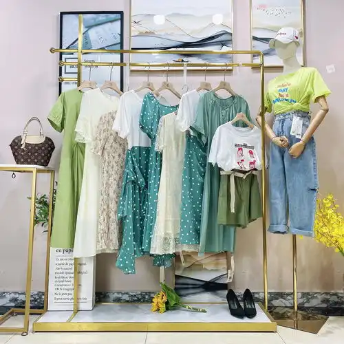 纷漫2021夏装品牌折扣女装尾货货源批发走份直播带货新手开店创业一手货源供应渠道