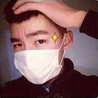 15岁女生头像戴口罩的鼻