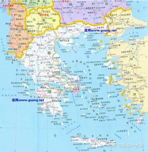 请问有没有详细的古典时期希腊的地图,主要是用来配合看历史书用的