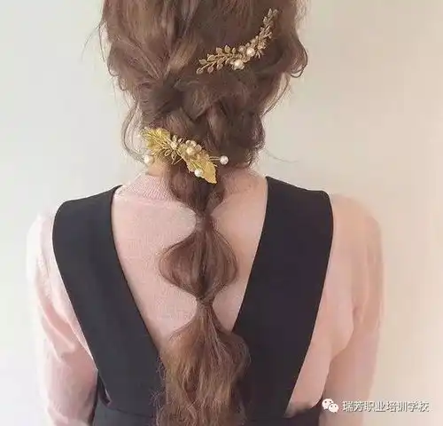 几十款小仙女编发造型欣赏