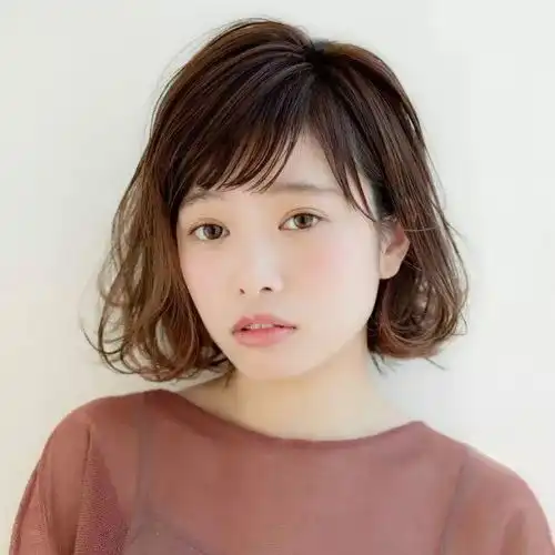 短发小美女图片头像发型