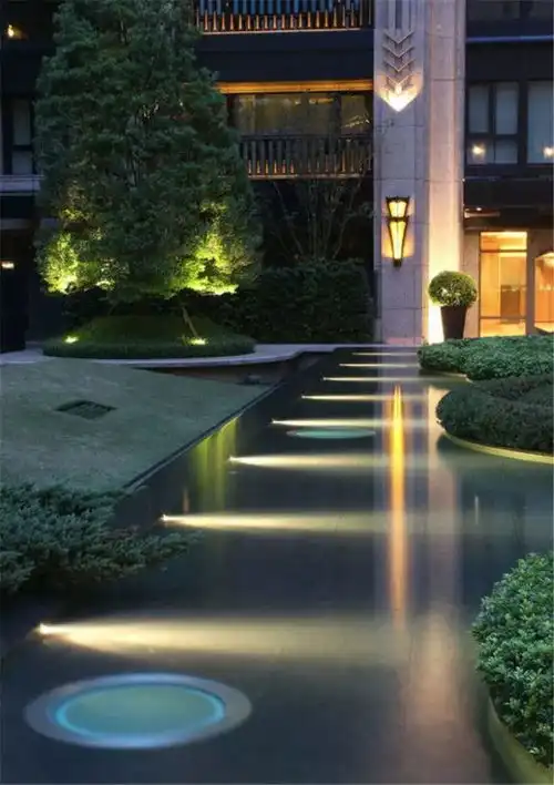 夜游第一课水景灯光