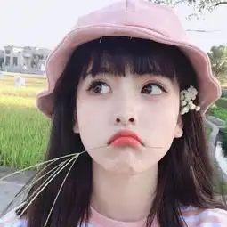 模糊女生头像个性美女头