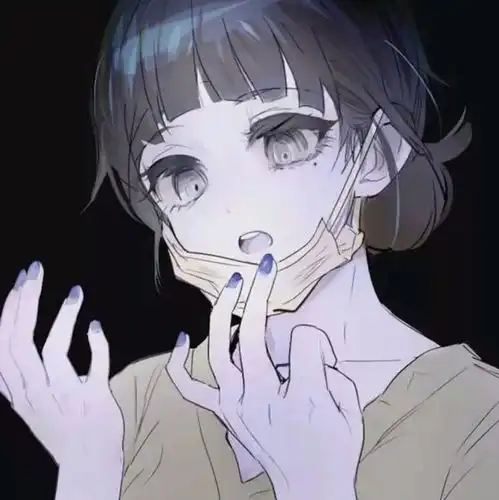 15岁女生头像戴口罩的动
