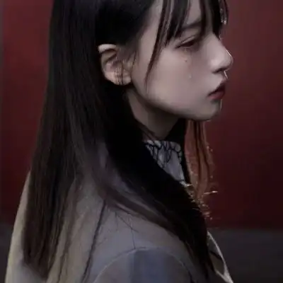 美女头像真人版伤感头像