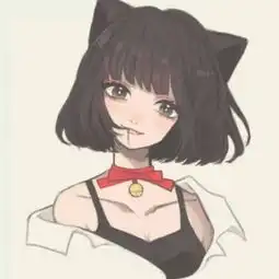 小希卡通头像女生平面模