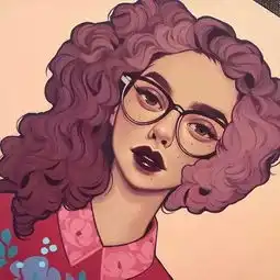 插画师们都在画美女,她却在画自己因为我本来就是小仙女啊