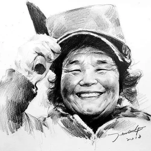 用木炭条画素描,笔触大刀阔斧,调子666,画完它们,秒过艺考