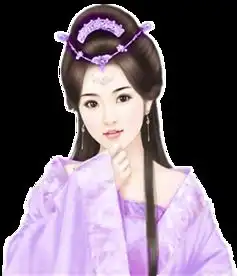 求手绘古风美女图,要背景,不要立绘