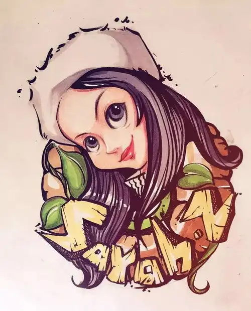 如何画出欧美风格的插画人物如何将照片转插画漫画风格她的课,孙俪都想听插画人物