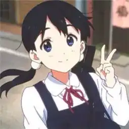 耶手指可爱萌纯洁二次元动漫少女头堆糖,美好生活研究所