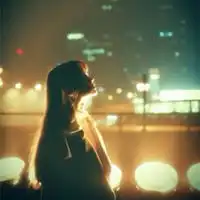 安静女生头像背影