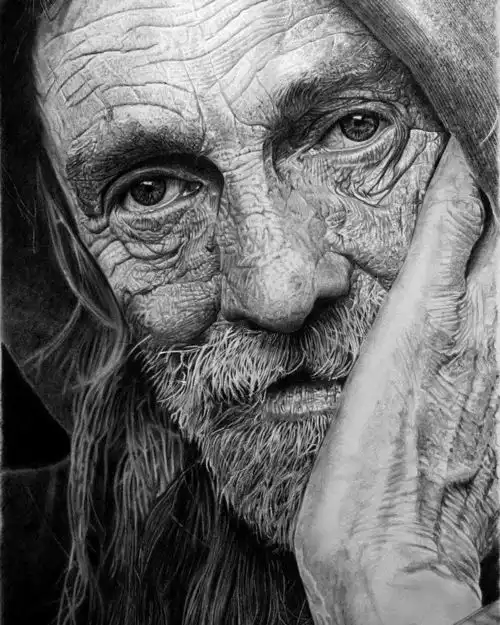 看了这些大咖的素描,我才知道,原来素描可以画成这样