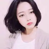 qq头像女生短发丸子头真