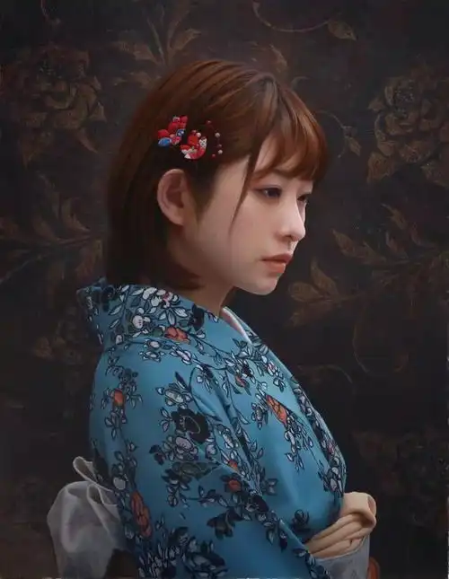 日本女画家作品欣赏绘画界的美颜相机
