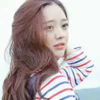 韩国手绘女孩头像图片