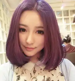 图片头像女生短发中分