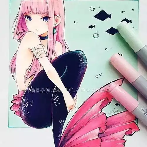 来自90后美女画师的手绘,真的美翻了