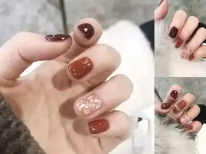 6款超适合新年的金箔美甲图片,随便挑一款换上都很美