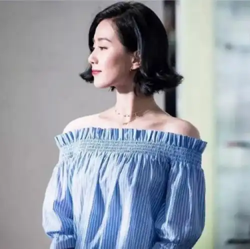 张靓颖晒短发照少女感爆棚女星长短发造型大pk