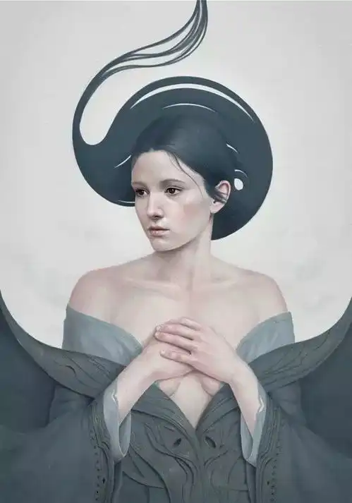 最会画女人肖像的插画师,他笔下的女性好美