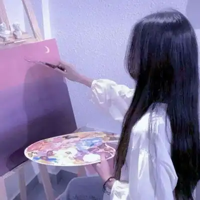 高清油画女意境头像美得