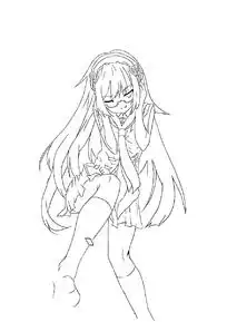 冥想的女孩子韩国矢量人物插画ai免费下载卡通形象素材