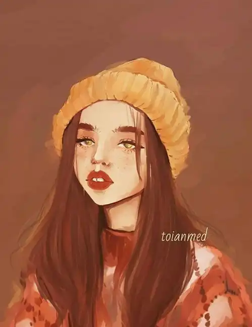 收好一组超酷超飒的女生头像,时尚个性女孩插画惊艳来袭