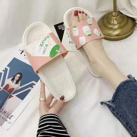 网红可爱卡通拖鞋女港风韩国ins夏外穿松糕厚底学生凉拖鞋少女心图片大全邮乐官方网站