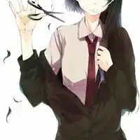 求二次元动漫女生冷酷头像,最好有血神马的