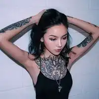 个性纹身女霸气图片脚踝手臂个性纹身女生图片
