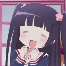 二次元头像萌表情少女
