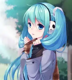蓝色或紫色或银色的动漫少女,越多越好,详细,初音和沧月也可以
