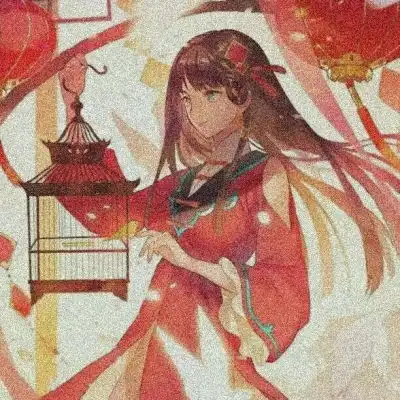 画漫画头像女简单ins风