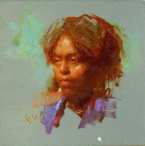 大众艺术网芝加哥的美国艺术学院培养了她美国具象实力派女画家苏珊里昂susanlyon作品