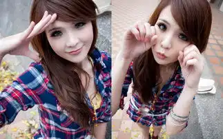甜美清纯美女街拍桌面壁纸