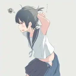 女生俏皮可爱带字头像