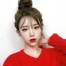 qq头像女生短发丸子头杨