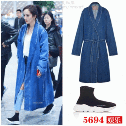 真尴尬女星扎堆穿牛仔,杨幂霸气宋茜潮唐嫣欧阳娜娜太瘦弱