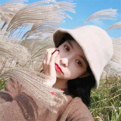 女qq头像唯美带帽没你不