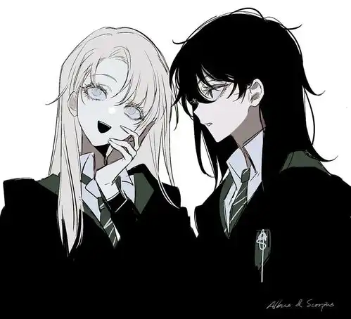 中二腹黑病娇少女,颜值绝了画风超喜欢二次元动漫女生