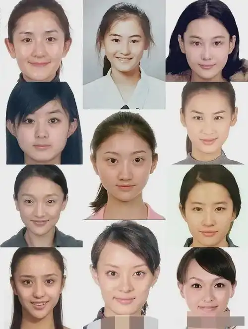 知名女星的证件照,算是素颜了吧快来看看到底谁赢了