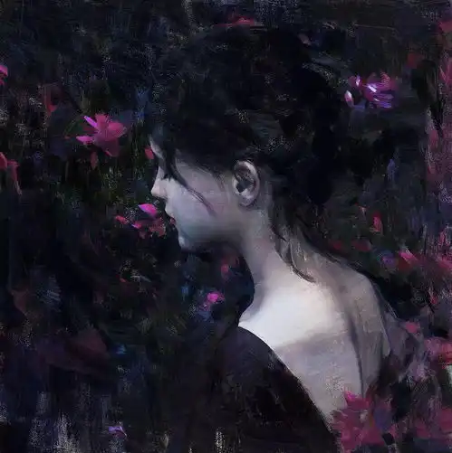 他山之石人国人画师崛起大神用ps画素描,潇洒的笔触展现女性神韵,狂吸8万粉