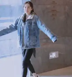 牛仔衣霸气女生头像刘恺