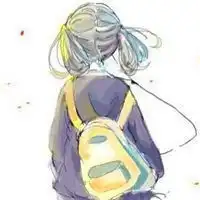 冬天女头像背影动漫头像