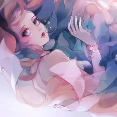 韩国女孩卡通头像甜美图