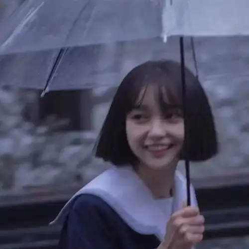 安静女生头像风景