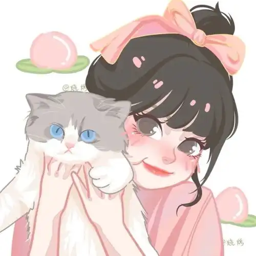 可爱猫咪闺蜜头像