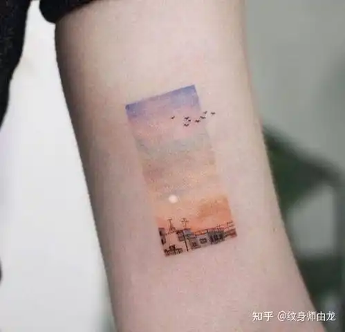 上海由龙纹身整理女生小清新纹身图案