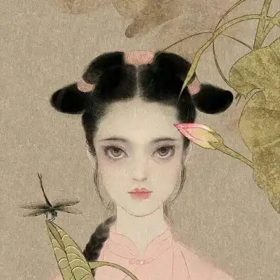 古风女生头像,尧立插画12张词牌美人
